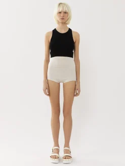Maille-Chloé Shorty Taille Haute Iconic Milk