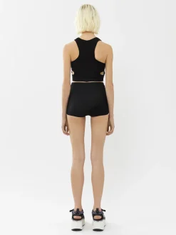Maille-Chloé Shorty Taille Haute Noir