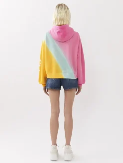Tops Et Blouses-Chloé Sweat A Capuche Multicolor Pink 1