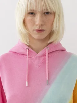 Tops Et Blouses-Chloé Sweat A Capuche Multicolor Pink 1