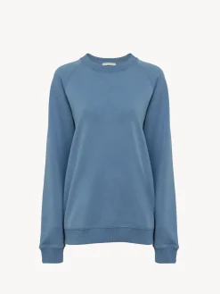 Tops Et Blouses-Chloé Sweat Col Rond Pure Blue