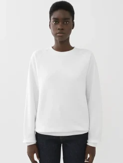 Tops Et Blouses-Chloé Sweat Col Rond Blanc
