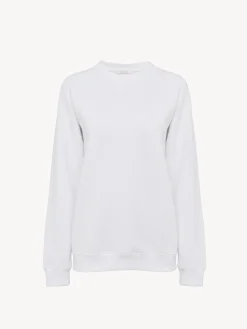Tops Et Blouses-Chloé Sweat Col Rond Blanc