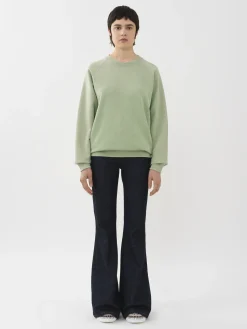 Tops Et Blouses-Chloé Sweat Col Rond Limpid Green
