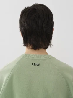 Tops Et Blouses-Chloé Sweat Col Rond Limpid Green