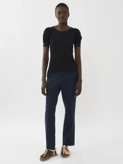 Vêtements-Chloé Top A Smocks Ink Navy