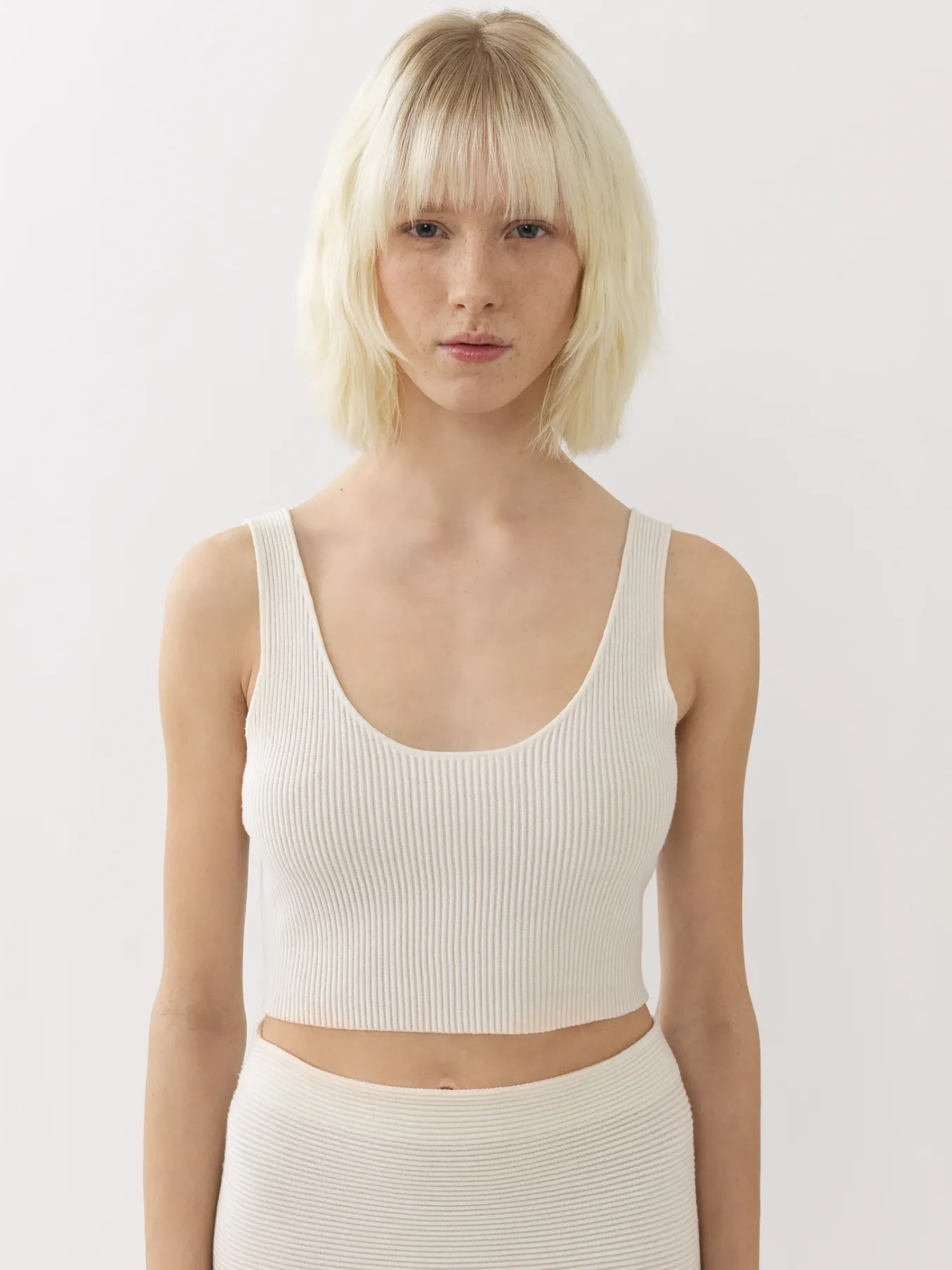 Tops Et Blouses-Chloé Top Court Sans Manches Iconic Milk
