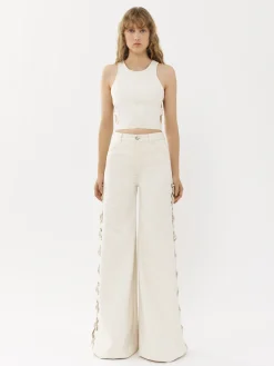 Tops Et Blouses-Chloé Top Court Sans Manches Iconic Milk