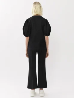 Tops Et Blouses-Chloé Top Manches Ballon Noir
