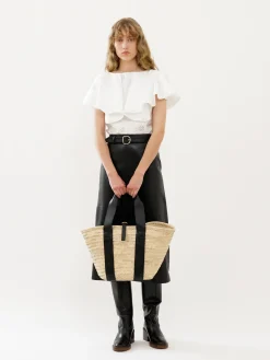 Tops Et Blouses-Chloé Top Manches Papillon Blanc