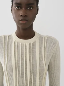 Tops Et Blouses-Chloé Top Manches Trompette Eden White