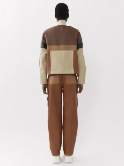 Tops Et Blouses-Chloé Top Sans Col A Lacets Multicolor Brown 1