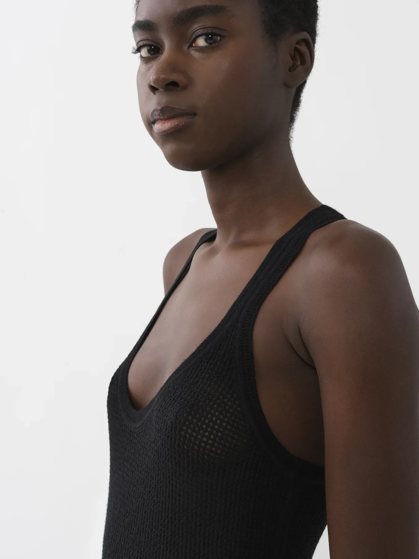 Tops Et Blouses-Chloé Top Sans Manches Noir