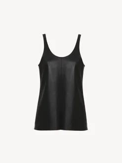 Tops Et Blouses-Chloé Top Sans Manches Noir