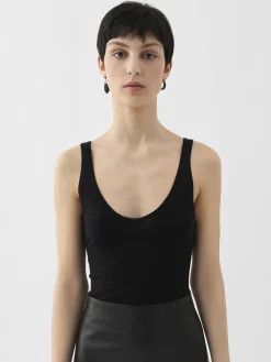 Tops Et Blouses-Chloé Top Sans Manches Noir