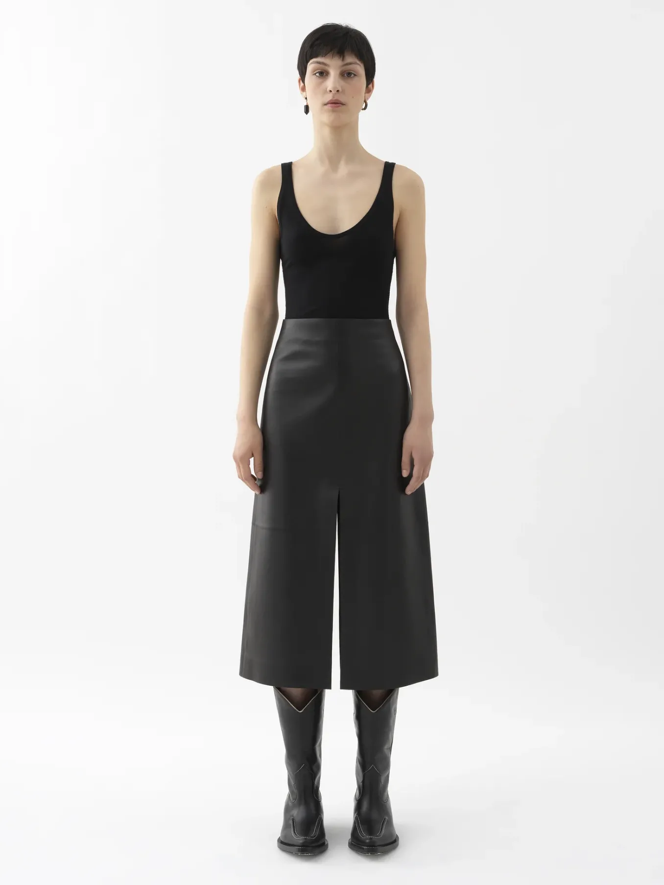 Tops Et Blouses-Chloé Top Sans Manches Noir