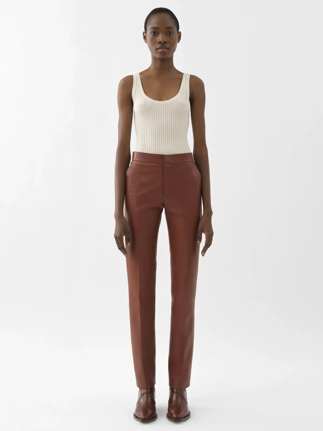 Tops Et Blouses-Chloé Top Sans Manches Lovely White