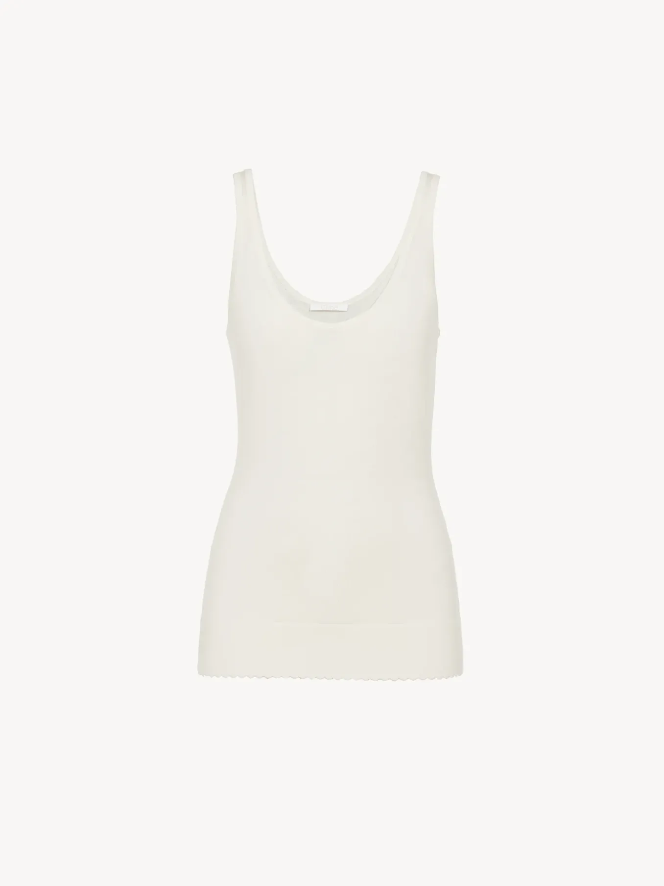 Tops Et Blouses-Chloé Top Sans Manches White Powder