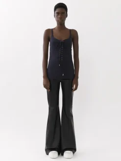 Tops Et Blouses-Chloé Top Sans Manches A Lacets Ink Navy