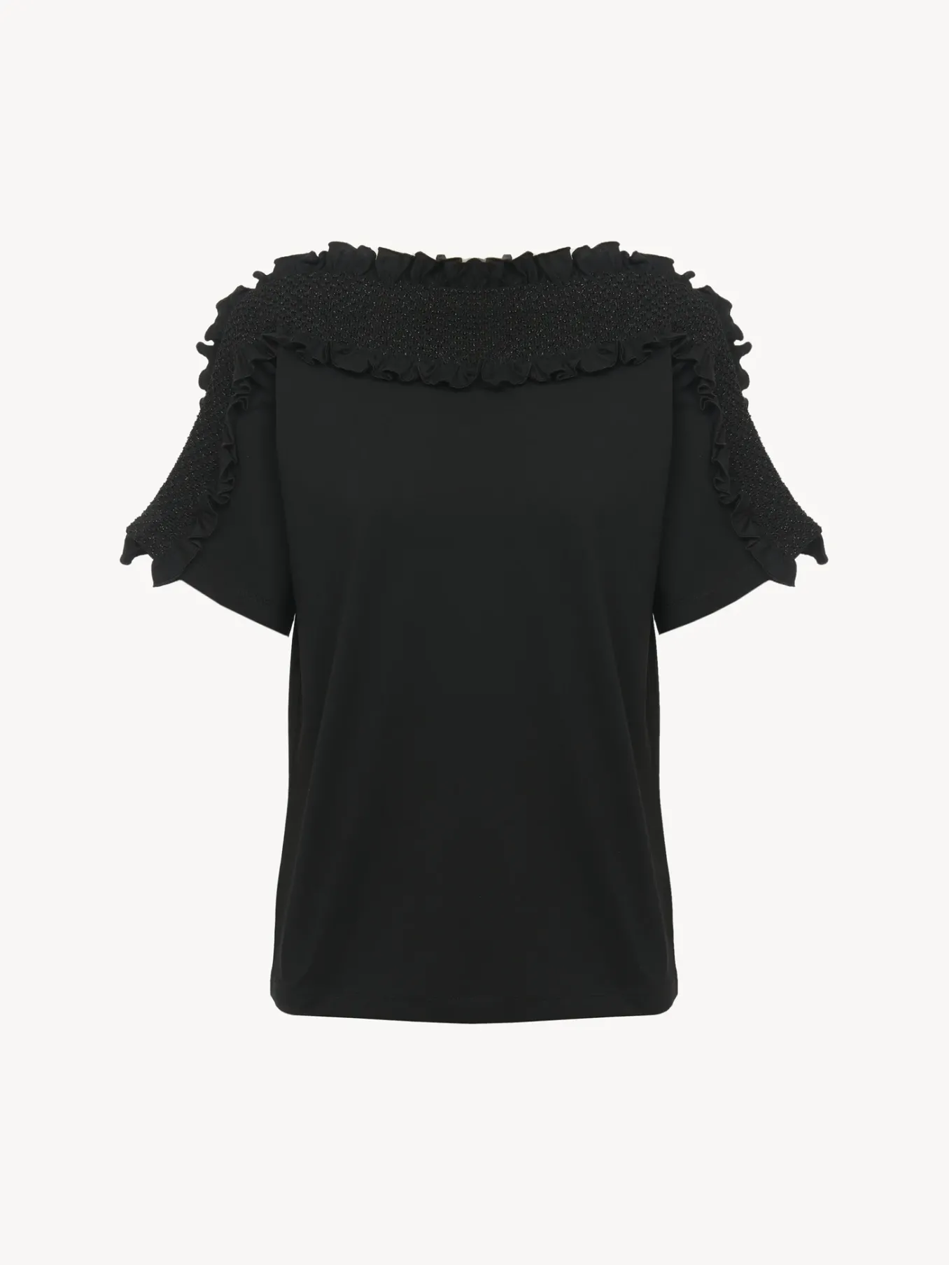 Vêtements-Chloé Top Smocke Noir
