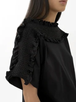 Vêtements-Chloé Top Smocke Noir