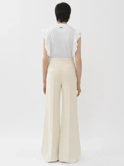 Tops Et Blouses-Chloé Top Volante Blanc