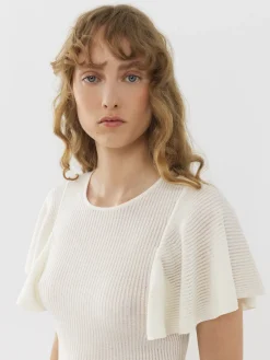 Tops Et Blouses-Chloé Top Volante Iconic Milk