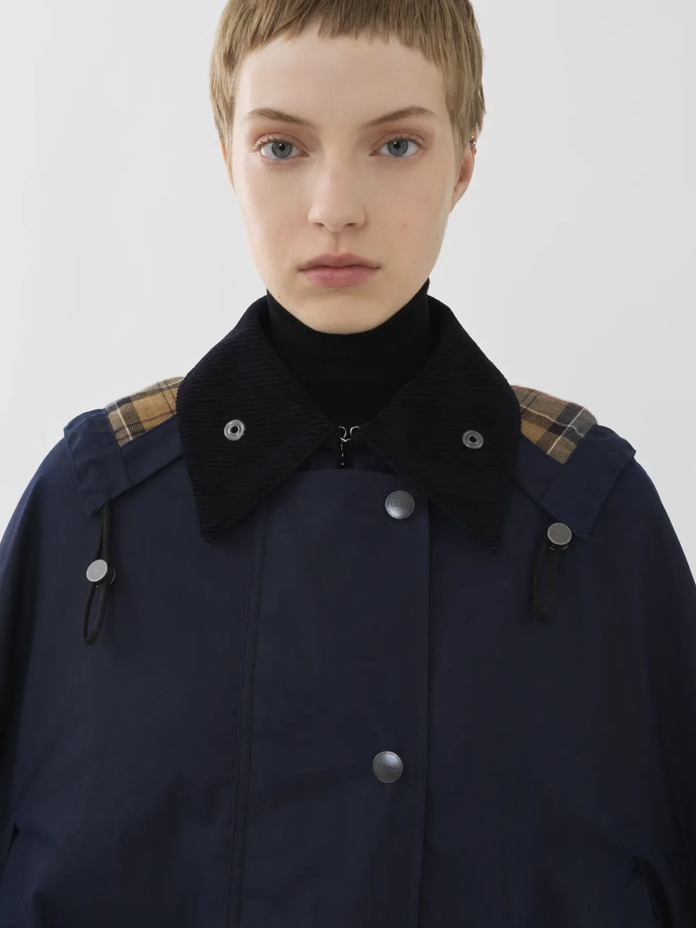 Manteaux-Chloé Trench « Hadrien » Barbour Pour Chloe Summer Night