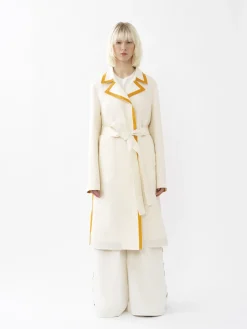 Lin-Chloé Trench Midi Coconut Milk