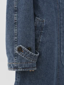 Denim-Chloé Trench Oversize Dusky Blue