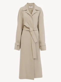 Manteaux-Chloé Trench Oversize Soften Brown