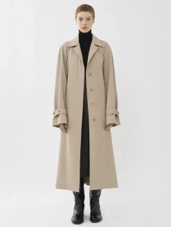 Manteaux-Chloé Trench Oversize Soften Brown