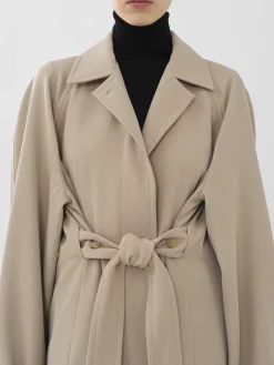 Manteaux-Chloé Trench Oversize Soften Brown
