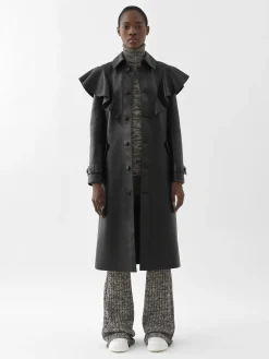 Cuir-Chloé Trench Volante Noir