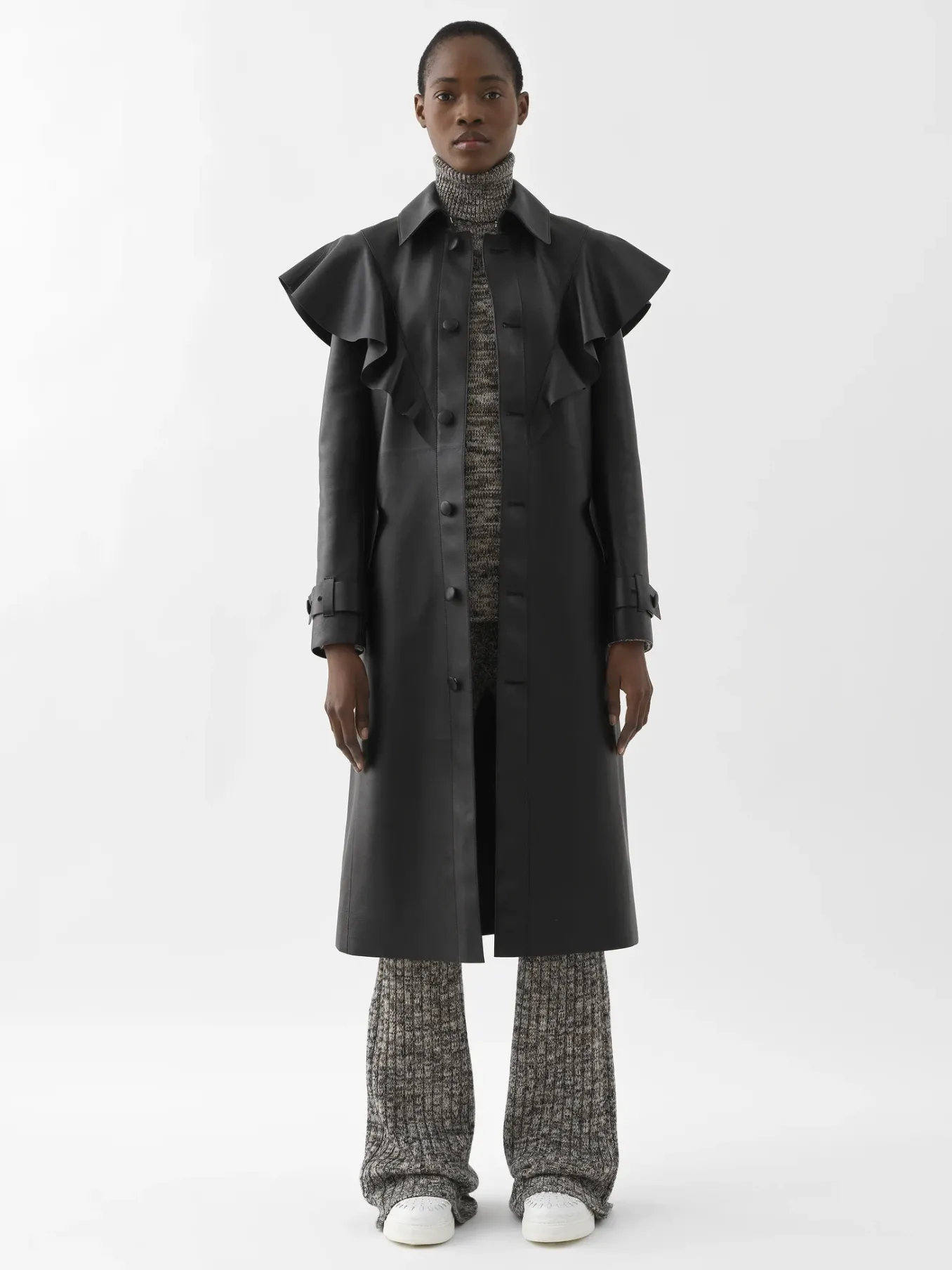 Cuir-Chloé Trench Volante Noir