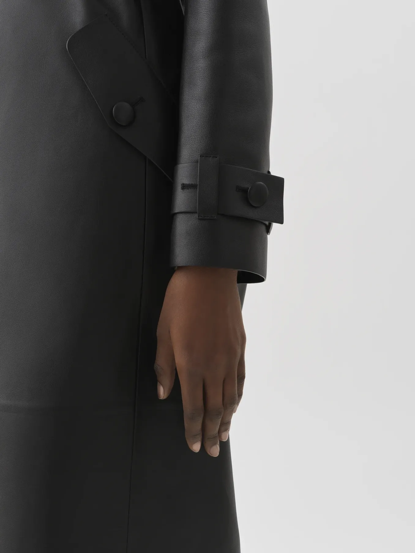 Cuir-Chloé Trench Volante Noir