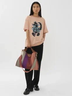 Vêtements-Chloé T-Shirt Large Dusty Coral
