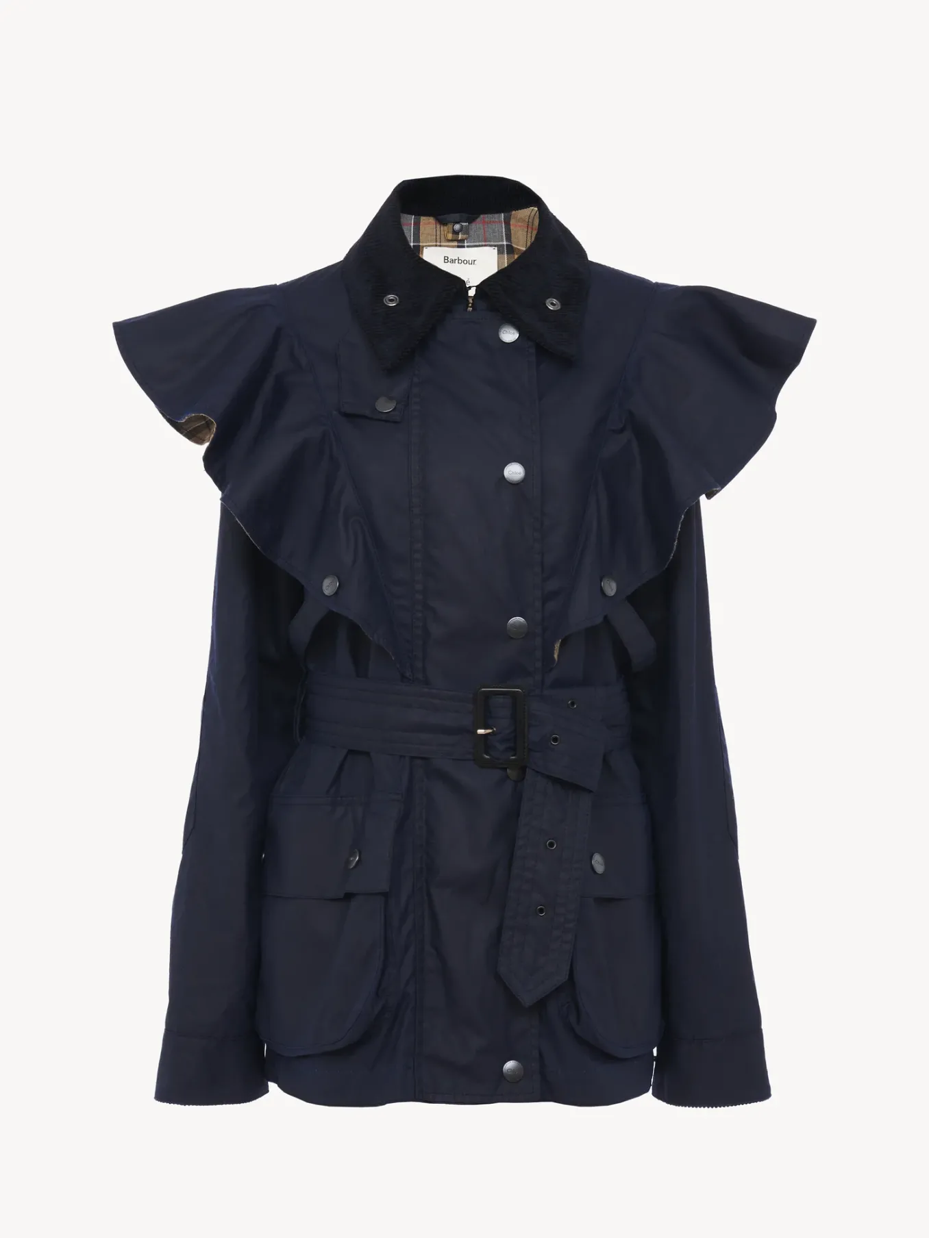 Manteaux-Chloé Veste « Dustyn » Barbour Pour Chloe Summer Night