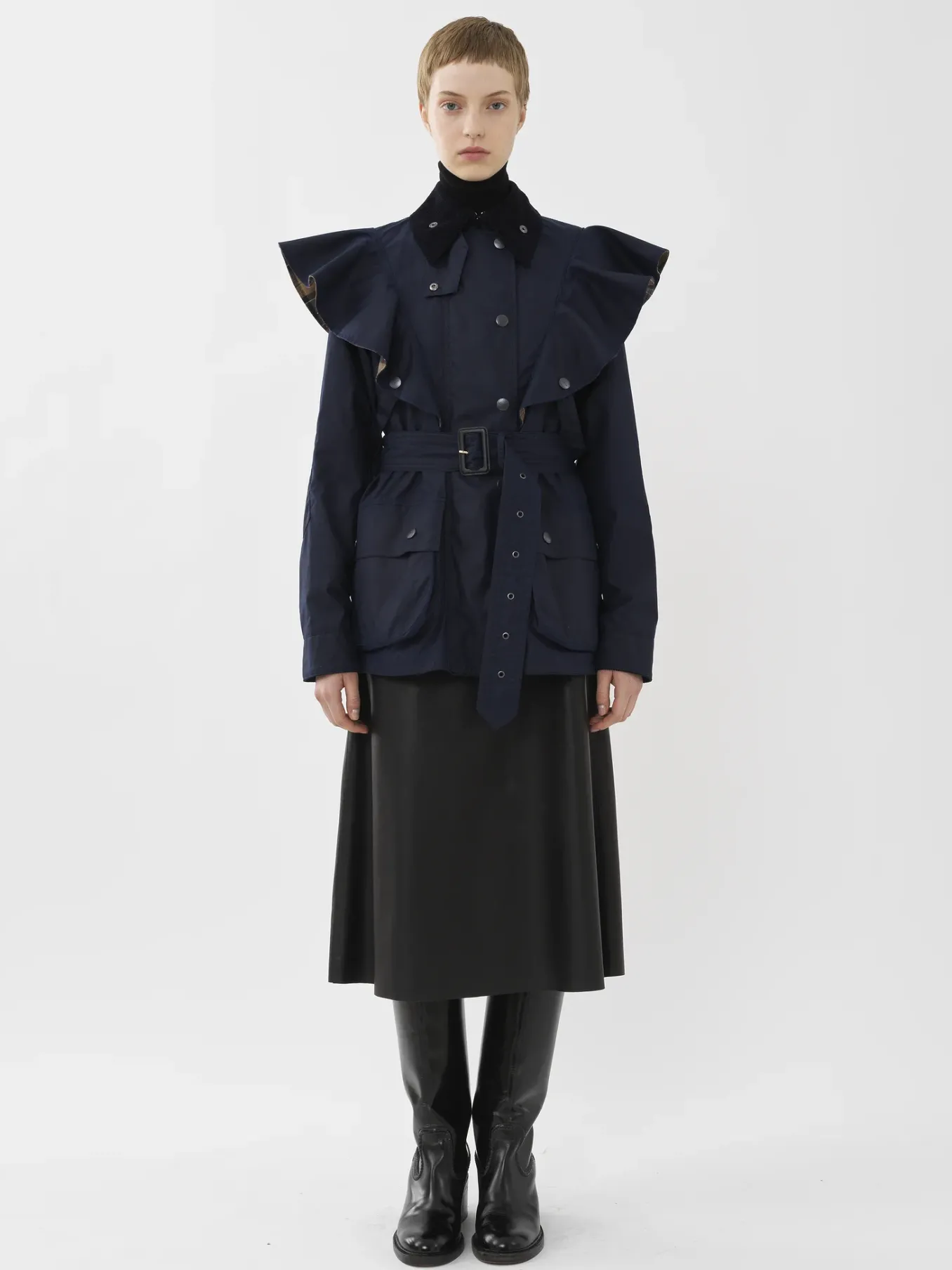 Manteaux-Chloé Veste « Dustyn » Barbour Pour Chloe Summer Night