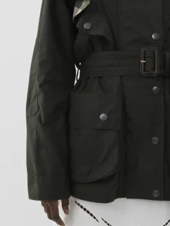 Vestes-Chloé Veste « Dustyn » Barbour Pour Chloe Obsidian Brown