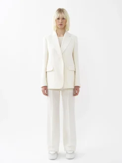 Vestes-Chloé Veste Blazer Eden White