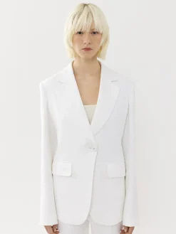 Vestes-Chloé Veste Blazer Blanc