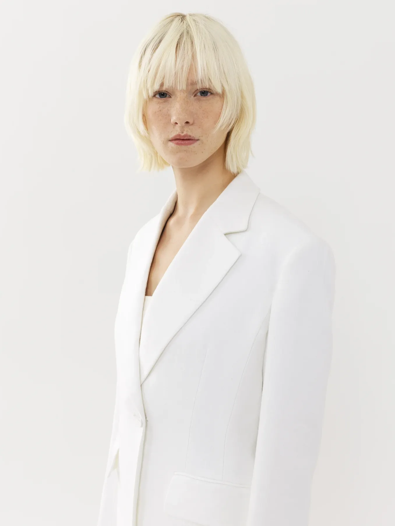 Vestes-Chloé Veste Blazer Blanc