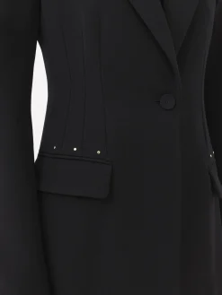 Vestes-Chloé Veste Blazer Forme Cloche Noir