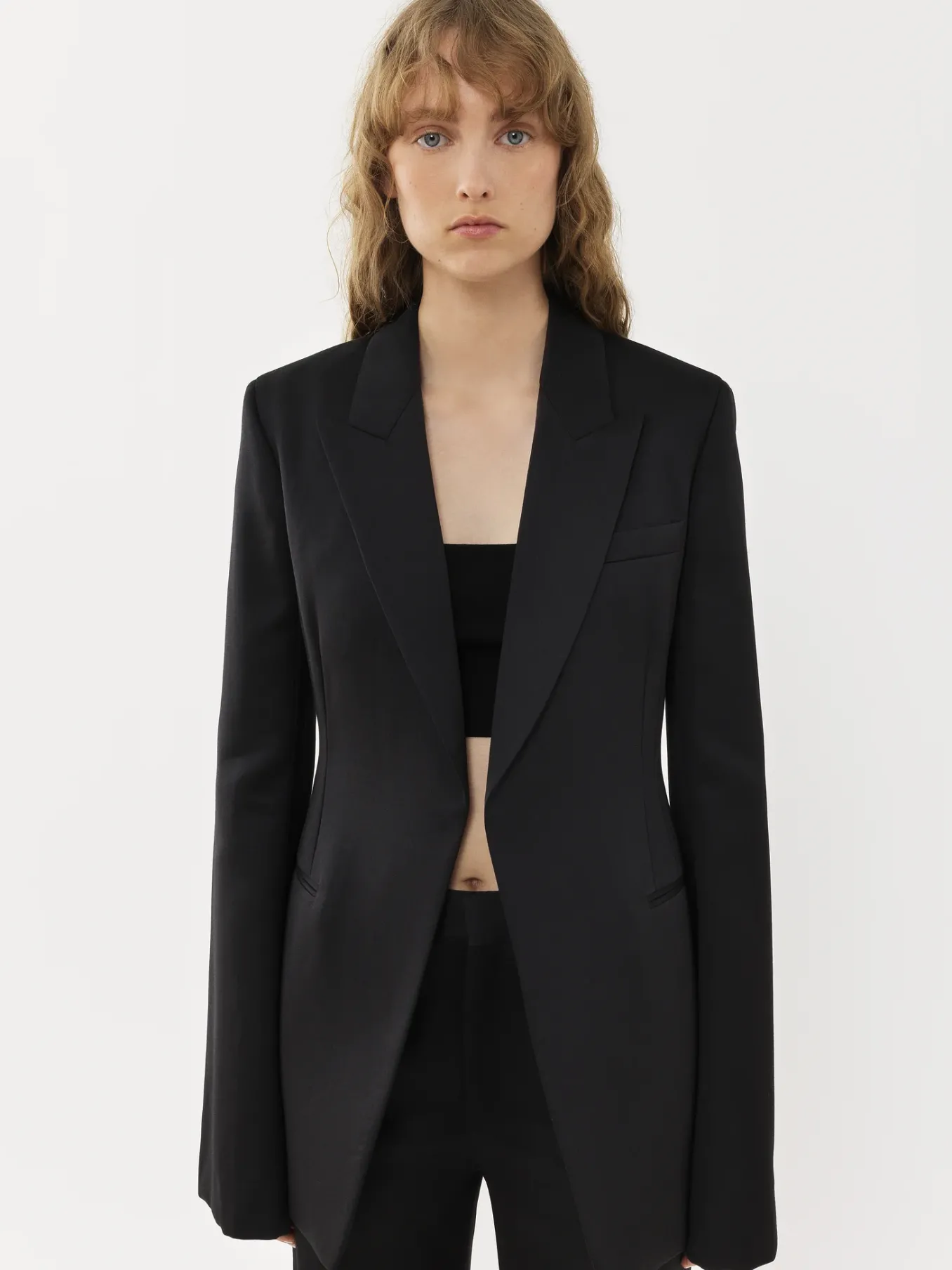 Vestes-Chloé Veste Blazer Ouverte Noir