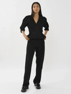 Vêtements-Chloé Veste Boutonnee A Basque Noir