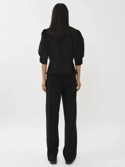 Vêtements-Chloé Veste Boutonnee A Basque Noir