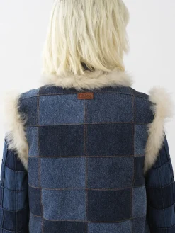 Vestes-Chloé Veste Sans Manches Reversible Iconic Milk